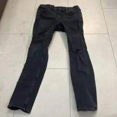 H&M スキニーデニム 29/30 ダメージ加工