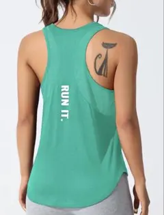 【新品】レディース メッシュステッチスポーツタンクトップ【即購入可】