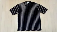 STUDIOUS ストライプ柄 クルーネック Tシャツのサムネイル