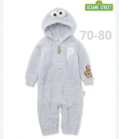 ジェラピケ　70-80 クッキーモンスター　セサミストリート ジェラートピケ新品