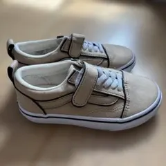 新品☆ VANS オールドスクール 17cm カフェオレベージュ スニーカー