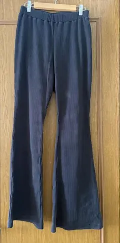 SLY リブパンツ ブラック