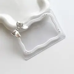 レジンデコ 硬質ケース トレカケース B8 推し活 横向き 横 白 うねうね