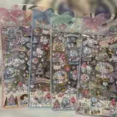サンリオキャラクター ゼリーシールセット 4枚