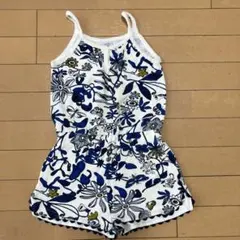 PETIT BATEAU 花柄サロペット 6ans/116cm