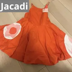 JACADI オレンジ キャミワンピース 4A