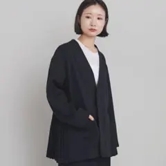 iki｜トロピカルワッシャー バックプリーツジャケット