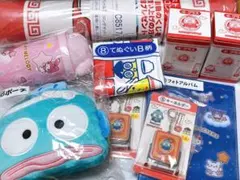 サンリオ当たりくじ　ハンギョドン ラストワン グラス ポーチ 9点セット
