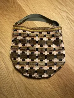 PUEBCO TRUCK SEAT FABRIC BUCKET BAG