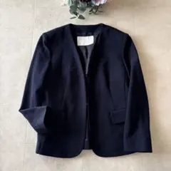 NO.7-200 BALLSEY ノーカラージャケット　ネイビー36