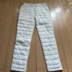 美品！ホワイト キルティングパンツ ゴムウエスト