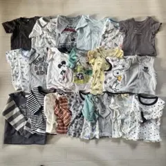 ベビー服こども服 男の子 70~90cm半袖 長袖 春夏 22点まとめ売り
