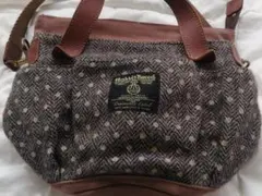 HarrisTweed FOLNA バケット型ショルダーバッグ