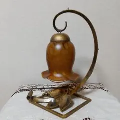 ジャンク品 アールヌーボー風デスクランプ - メルカリ