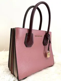 マイケルコース ハンドバッグ ショルダーバック 2way アコーディオン ピンク