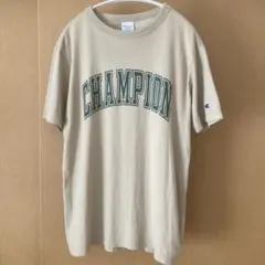 Champion ベージュ Tシャツ L