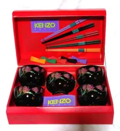 KENZO　チューリップ　汁椀セット　漆器　ケンゾーのサムネイル