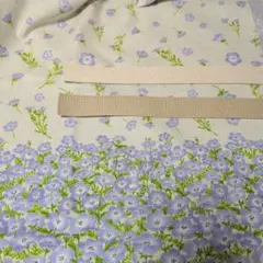 ♡りす♡様　ネモフィラ　マチありMサイズ　グラニーバッグ　ハンドメイド