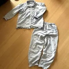 水色ストライプ柄パジャマセット