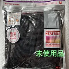 HEATTECH シームレスリブタートル長袖Tシャツ M ダークグレー