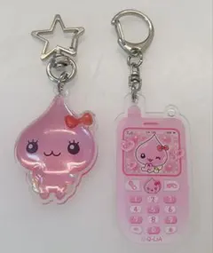 しずくちゃんポップアップボンボンドロップ、携帯型キーホルダーうるおいちゃん