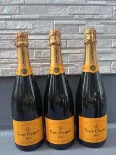未開栓 ヴーヴクリコ イエローラベル ブリュット シャンパン 750ml 5本