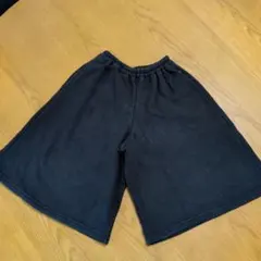 キュロット　黒　 フリース裏地