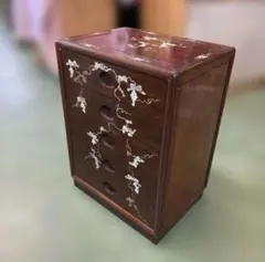 【週末◇10%お値下げ中】昭和レトロ 螺鈿細工 和箪笥 2段小物入れ 葡萄文様 2026年最新】チェスト 螺鈿の人気アイテム - メルカリ