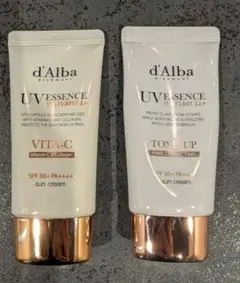 ダルバ　日焼け止め　ビタC トーンアップサンスクリーンピンク　おまけ付 50ml