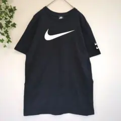 NIKE　ロゴワンピース　チュニック　カットソー　黒　Lサイズ　ルーズフィットのサムネイル