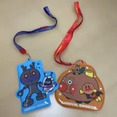 アンパンマンミュージアム　名札ホルダー 2点セット