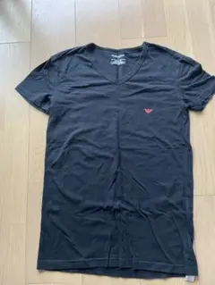 EMPORIO ARMANI V 넥 티셔츠 블랙 M사이즈