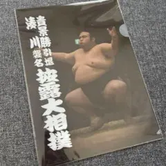 貴景勝　断髪式　クリアファイル　湊川　新品未使用