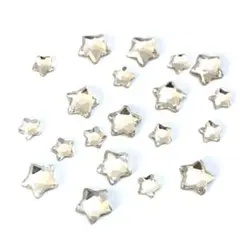 星 クリア スター MIX ストーン ネイル パーツ デコ ラインストーン