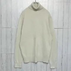 未使用 タートルネックセーター ベージュ【L】 レディース