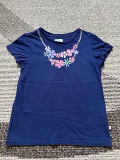 kate spade キッズ Tシャツ ネイビー 花柄