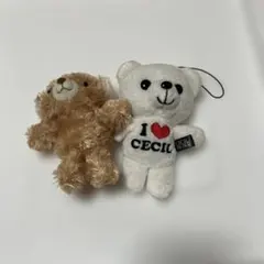 CECIL McBEE ぬいぐるみ マスコット 2個セットのサムネイル