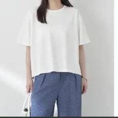 earth music&ecologyカットソー　オフホワイト