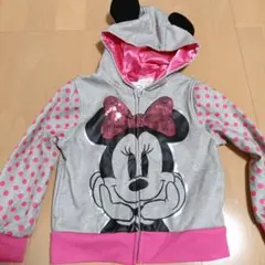 Disney ミニーマウス パーカー 4T裏起毛100センチ