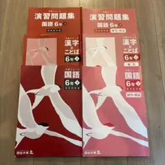 四谷大塚　予習シリーズ　演習問題集 6年生　4科目 下巻セット