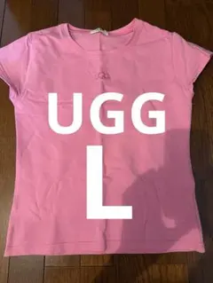 な*ン様 UGG ピンク 半袖 Tシャツ Lサイズのサムネイル