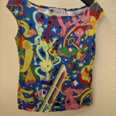 agnes b.forever カラフルアート半袖Tシャツ T1