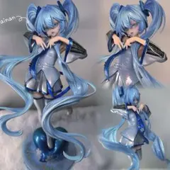 初音ミク T-most フィギュア リペイント 雪ミクver - メルカリ