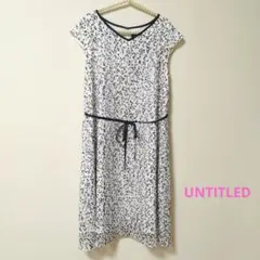 アンタイトル フレンチスリーブ Aラインワンピース