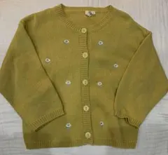 Samansa Mos2 Lagom 花柄刺繍カーディガン Sサイズ