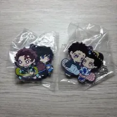 鬼滅の刃　キャラばんちょうこうラバーマスコット　竈門炭治郎＆冨岡義勇 伯治&恋雪