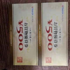 ヤマダ電機 株主優待券 ¥500 2枚セット