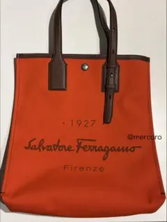 【Ferragamo】フェラガモ 1927 ロゴ トートバッグのサムネイル