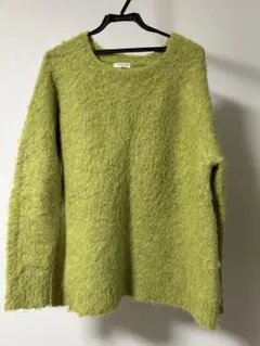 FREAK'S STORE ライムグリーン長袖セーター