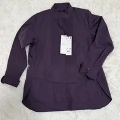 【新品タグ付】UNIQLO ユニクロ +J スーピマコットン タックシャツ S